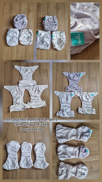 Couche à poches Pampers