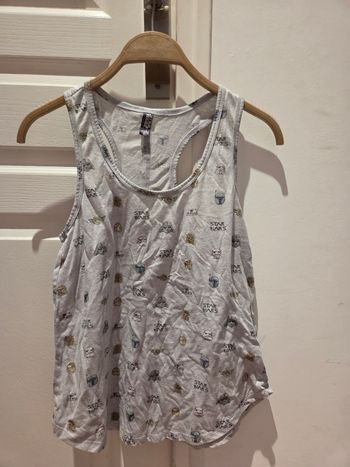 Débardeur blanc star wars