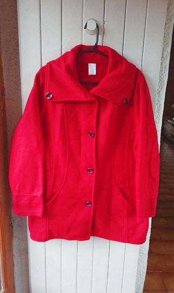 Veste rouge toute douce t.42/44