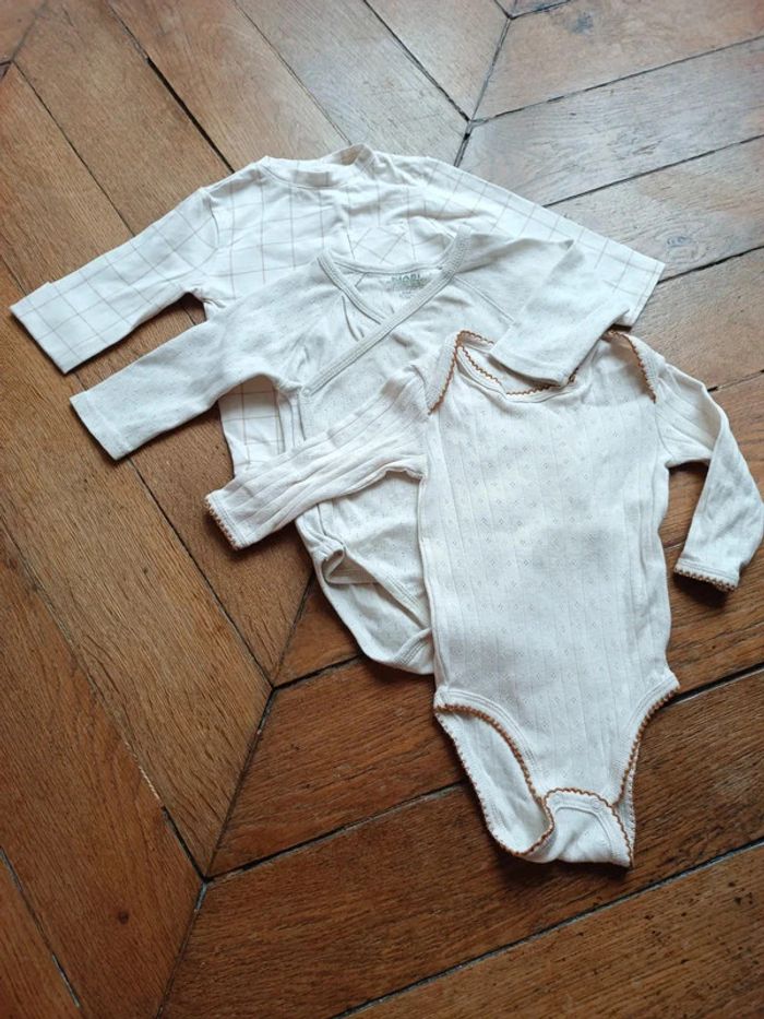 Lot de 3 bodies manches longues