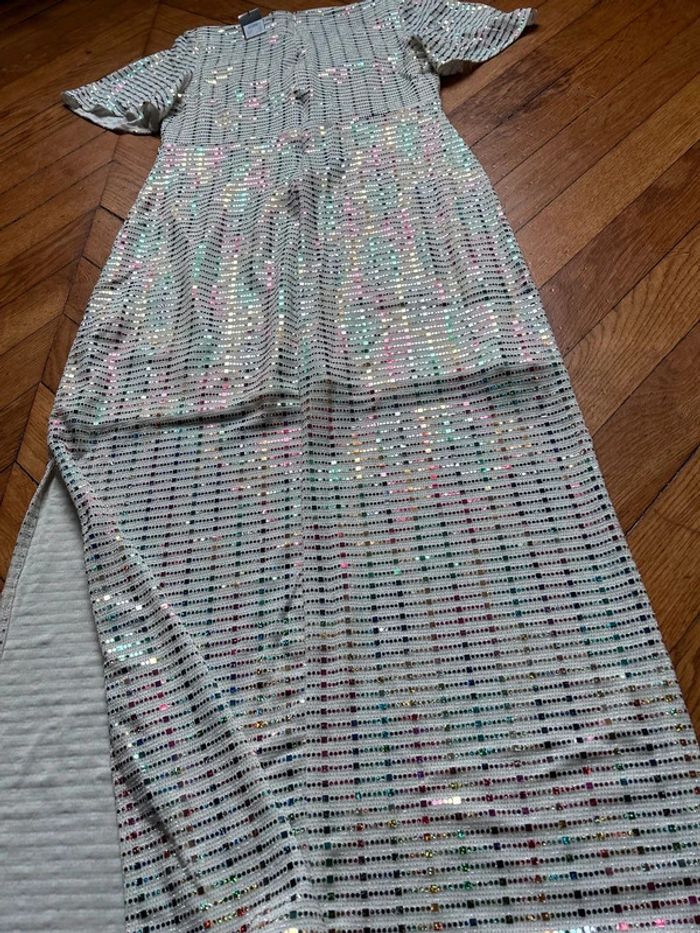 Neuf: sublime robe blanche ultra élégante, taille 40/42/44 - photo numéro 4