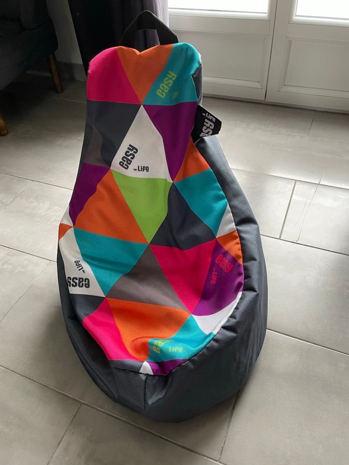 Lot de 2 poufs - photo numéro 2