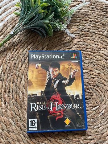 Boîte + notice  PS2 - Jet li Rise to honour