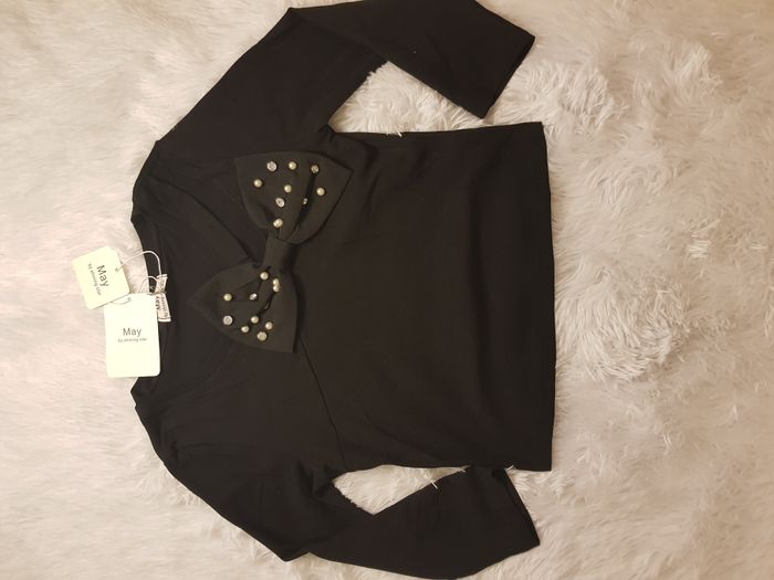 Crop top noir  Taille S/M Neuf