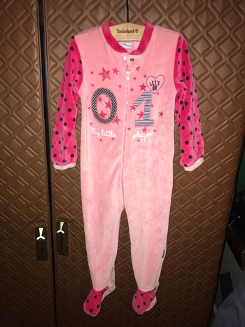 Sur pyjama rose imprimé Absorba 23 mois - 2 ans