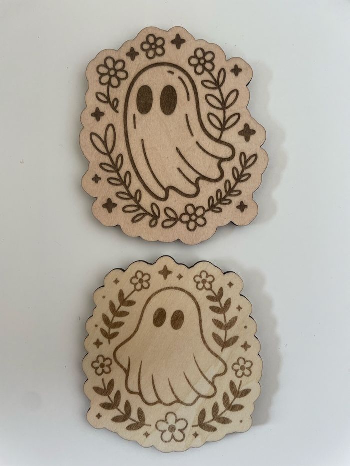 Magnet aimant Halloween automne en bois - photo numéro 4