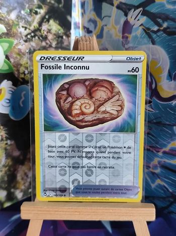 Fossile Inconnu reverse dresseur 165/195 tempête argentée