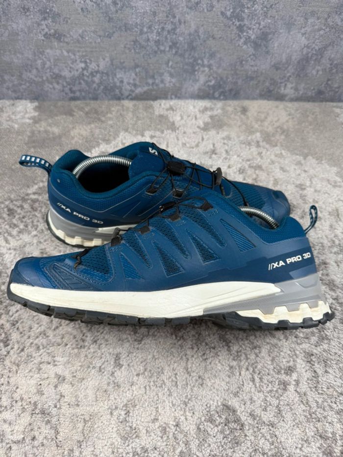 Salomon XA Pro 3D V9 - Blue & White & Grey - photo numéro 7