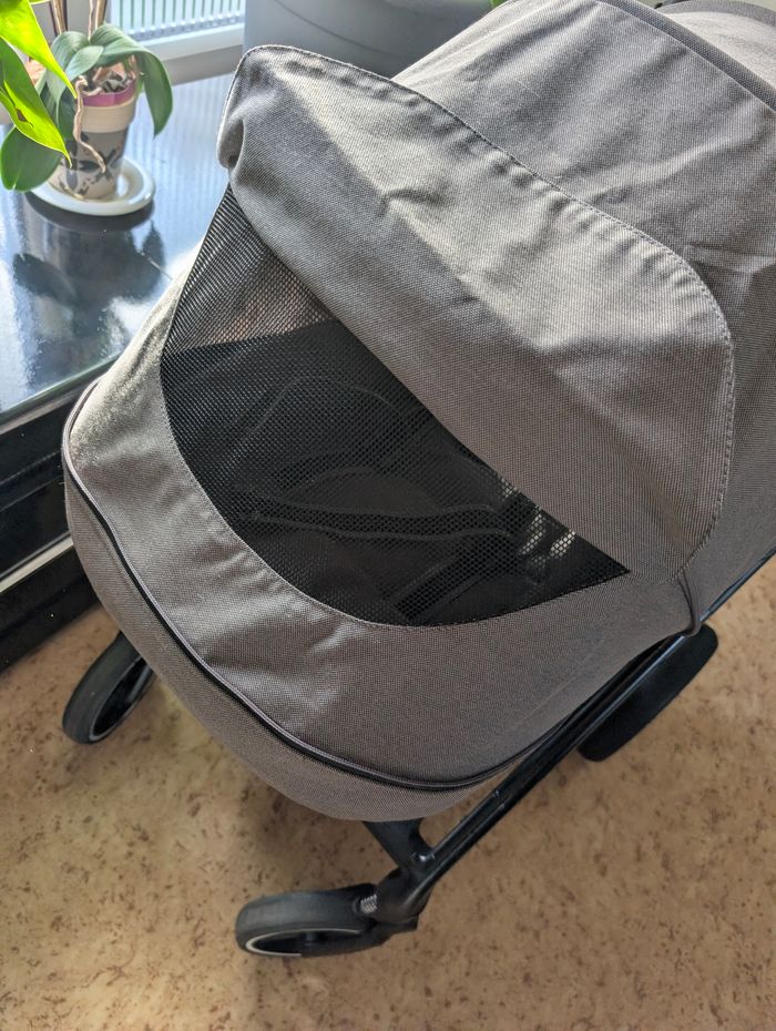 🖤 Poussette Cybex Balios S  ( nacelle + landau ) Couleur gris foncé / noir  – Bon état - photo numéro 3