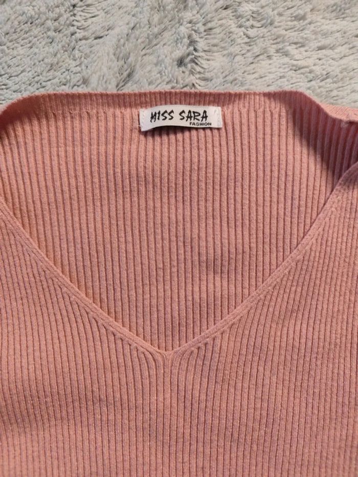 Pull court rose - photo numéro 2