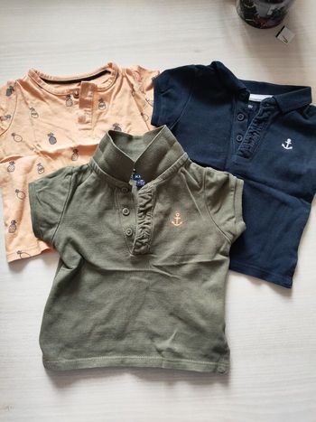 2 polos et 1 tee shirts
