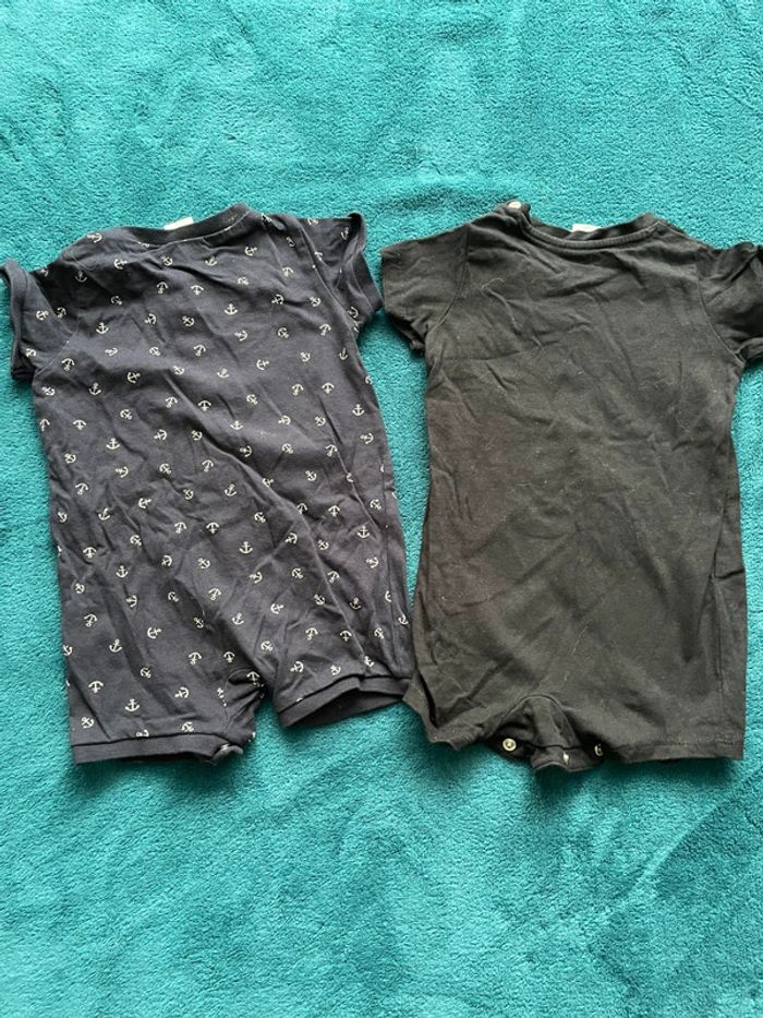 2 grenouillère bébé garçon 3 mois H&M - photo numéro 2