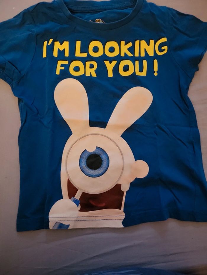 T shirt les lapins crétins - photo numéro 2