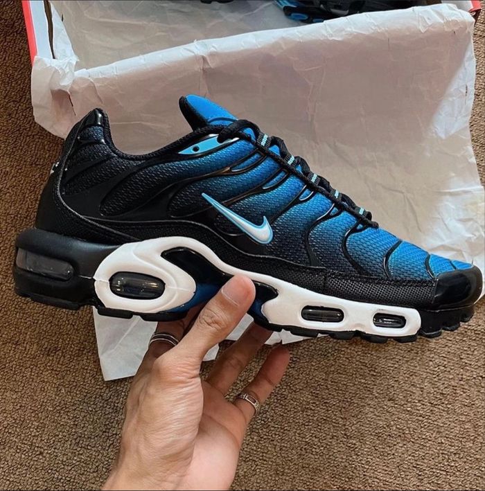 Nike tn aquarius blue bleu noir 45 - photo numéro 2