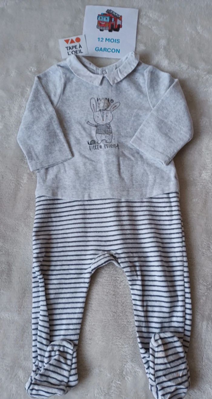 Pyjama 12 mois tape a l oeil