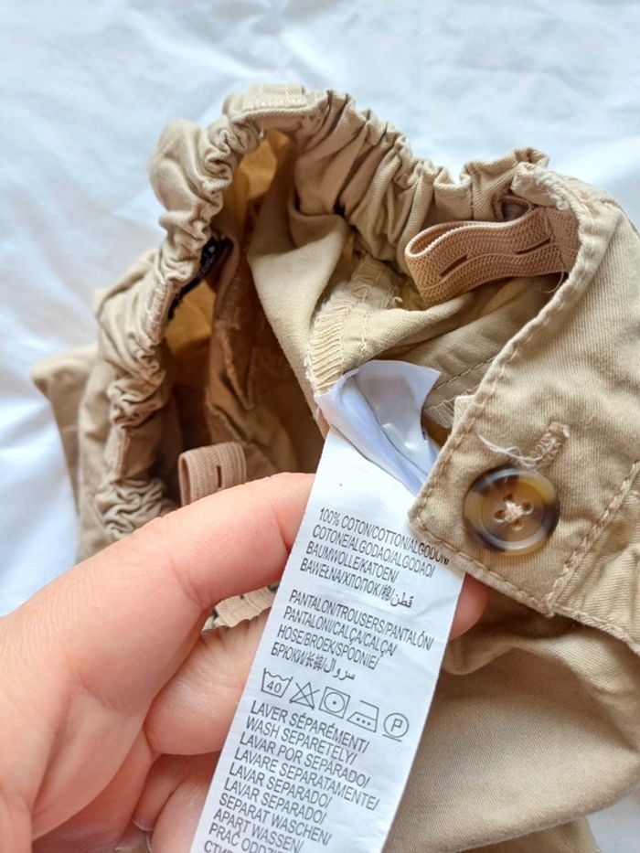 Pantalon léger 3 ans marron Kiabi - photo numéro 4
