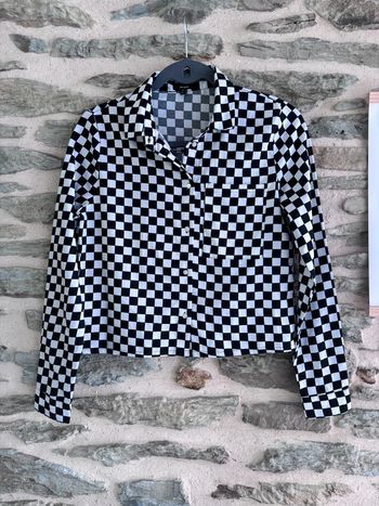 Chemise à carreaux taille S