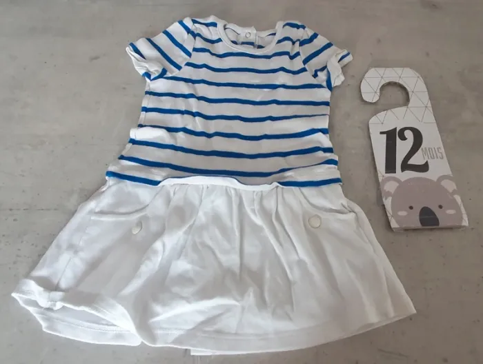 Robe petit bateau 12 mois
