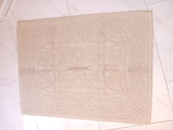 tapis de bain ou autre beige harmony coton