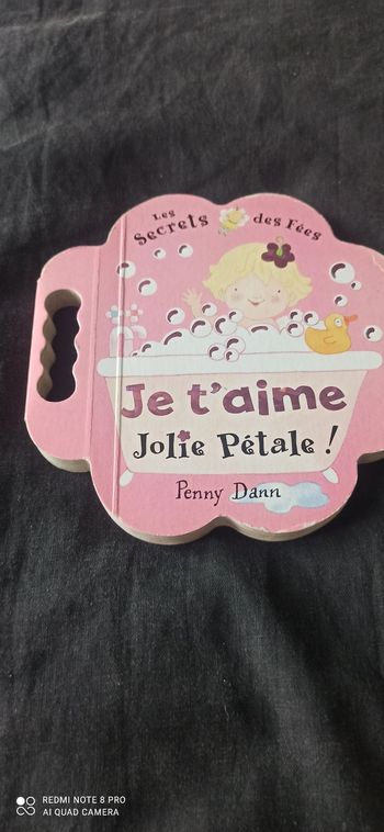 Livre je t aime jolie pétale
