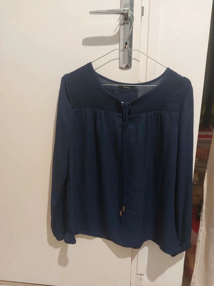 Blouse bleu marine - MIM - taille 34