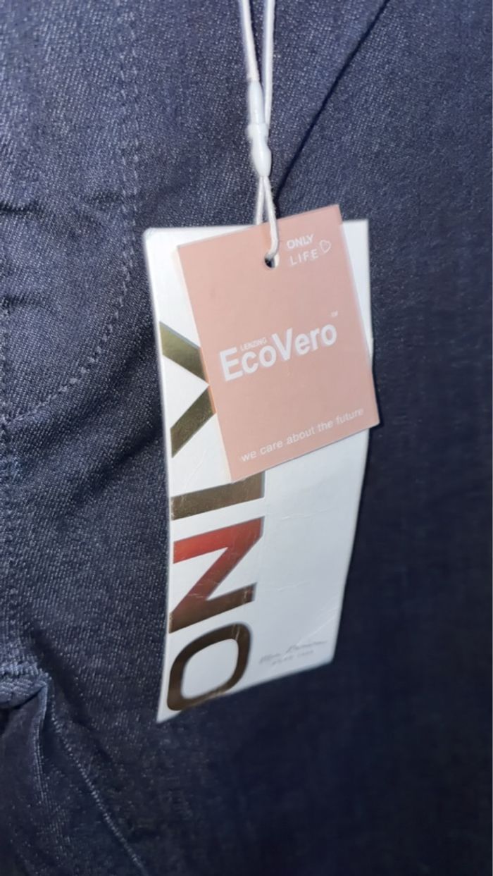 Neuf avec étiquette - ONLY - Jegging Rain (EcoVero) - Taille S/36 - Dark Blue Denim - photo numéro 4