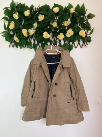 Trench coat avec capuche