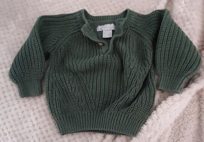 Pull en laine primark 0-3 mois 62cm