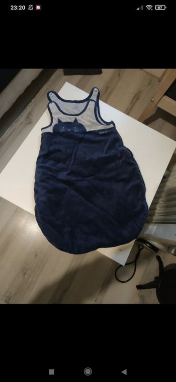 Gigoteuse velours 3-6mois