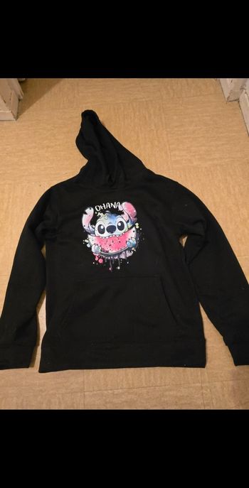 Sweat-shirt à capuche avec motifs de dessin Stitch
