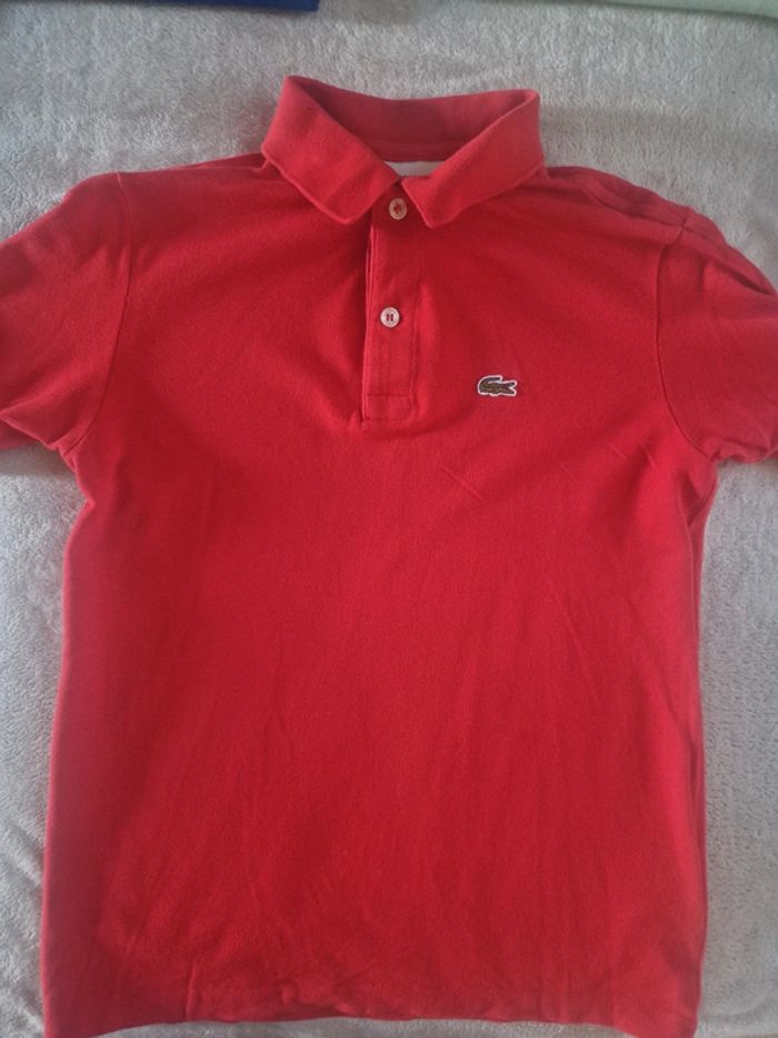 Lot 5 polos garçon 12ans Lacoste - photo numéro 7