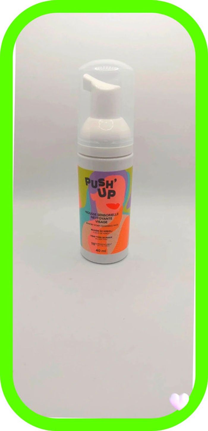 Mousse sensorielle nettoyante visage néroli