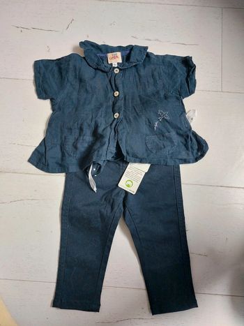 Ensemble 12 mois Kiabi / confetti