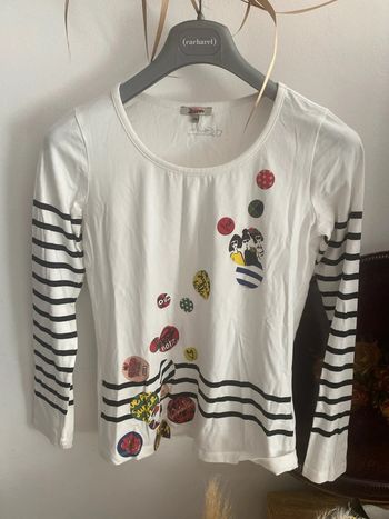Tee-shirts à manche longue marinière