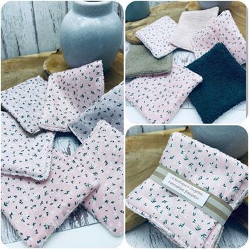 lingettes lavable et réutilisable lot de 6