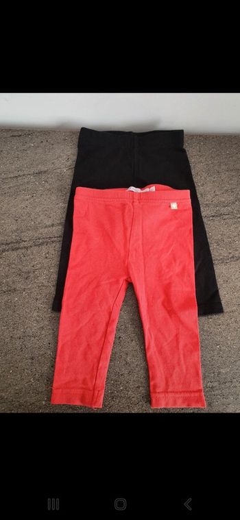 Lot de 2 leggings.