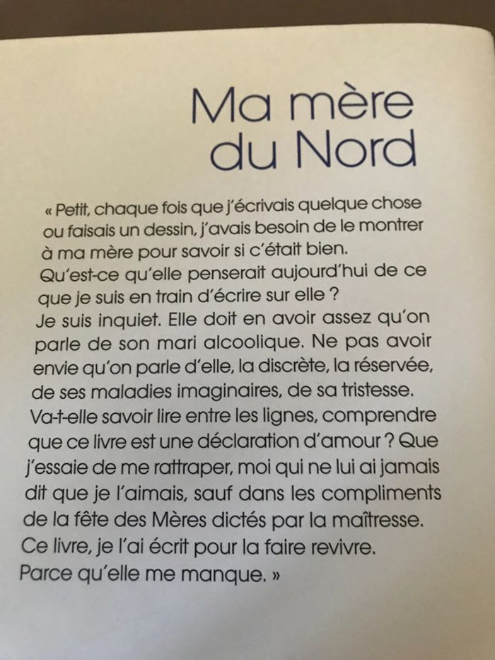 Livre Ma mère du Nord - photo numéro 3