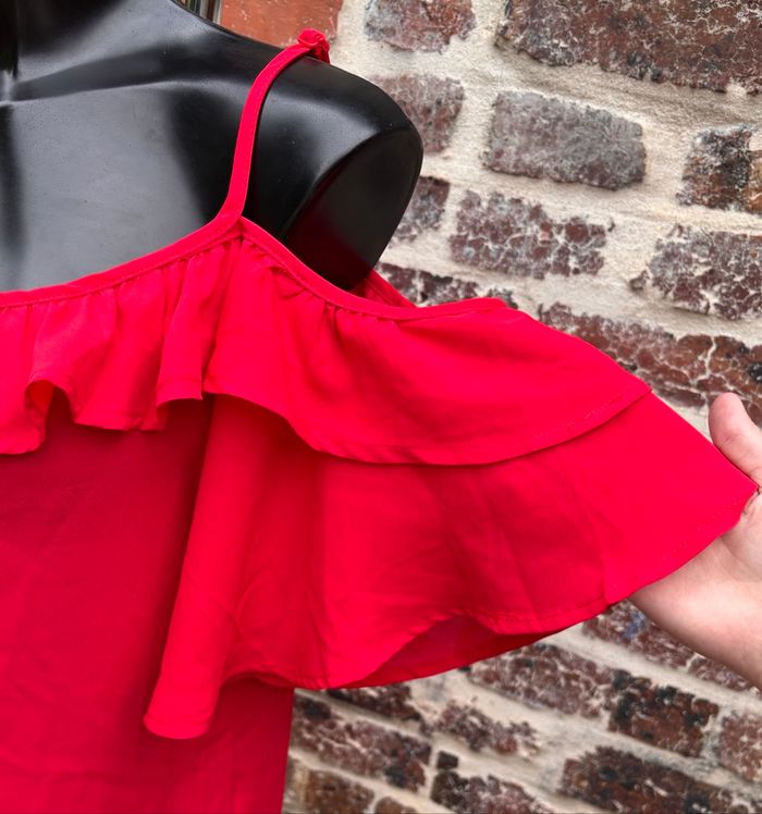 ❤️Blouse épaules dénudées à volants Taille 36 – Shein - photo numéro 3
