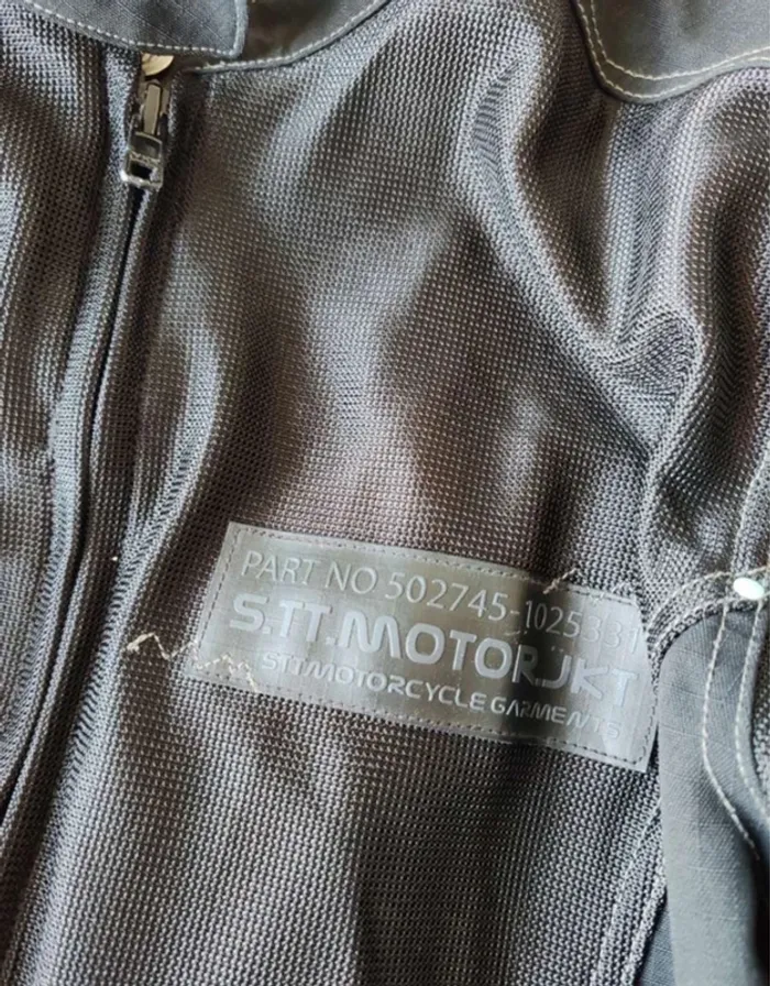 Veste de moto STT – Taille L – Noire - photo numéro 3