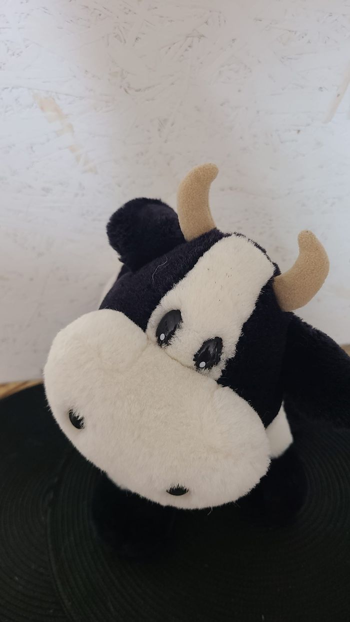 Peluche vintage A&A jouet vache - photo numéro 6