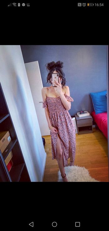 Robe longue fendue 36