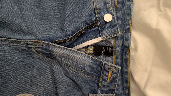 Jean large modif coeur - photo numéro 3