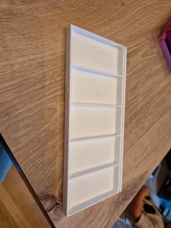Boite de tri a compter blanche avec defaut
