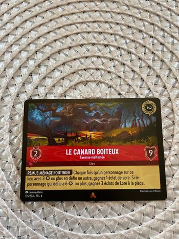 Carte Lorcana - Le canard boiteux : Taverne malfamée - 135/204 - FR - 4