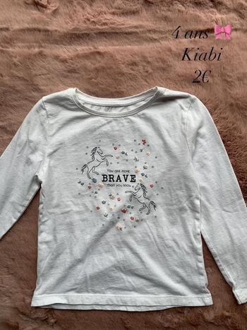 T-shirt 🎀 4 ans