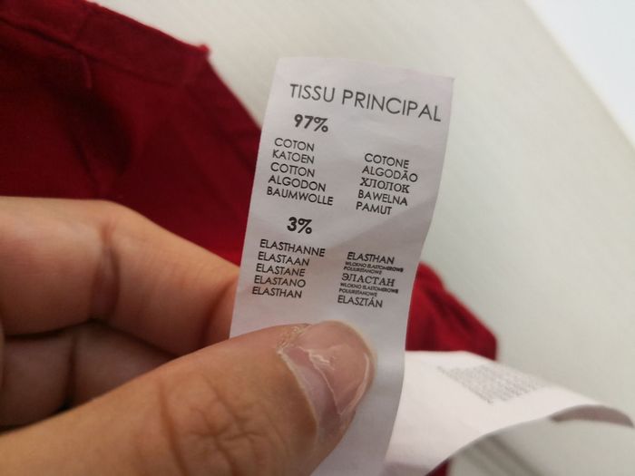 Chemisier femme, coloris rouge, taille 40, marque Mim. - photo numéro 5