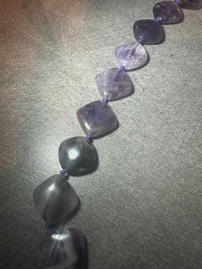 Pendentif en améthyste - Pierre naturelle - photo numéro 3