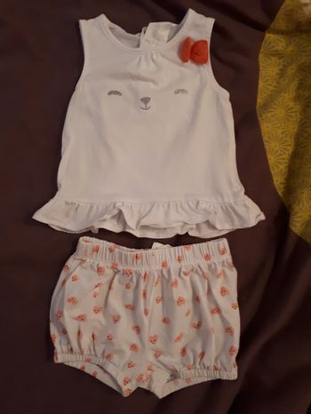 Ensemble fille 6 mois