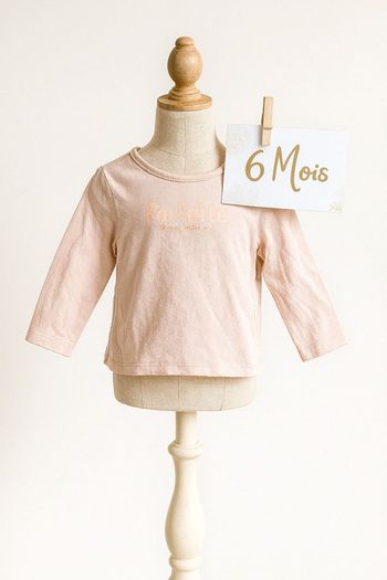 T-shirt manche longue 6mois Gémo