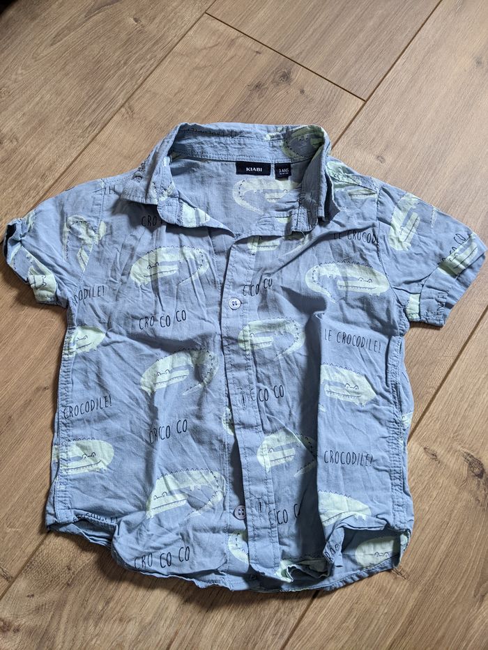 Chemise manches courtes 3 ans
